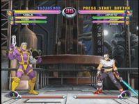 une photo d'Ã©cran de Marvel VS Capcom 2 sur Sega Dreamcast